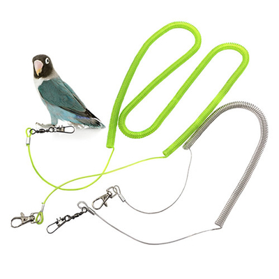 طناب پرنده شفاف پرندگان سبز با پوشش پلاستیکی سیم فولادی طناب ایمنی گسترش دهنده پرنده
