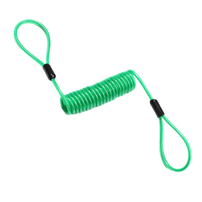 حلقه های پلاستیکی سیم پیچ سیم پیچ ابزار جلوگیری از افتادن بانجی سبز
