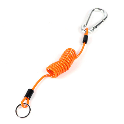 طناب ابزار سیم پیچ نارنجی پنتون TPU کشیده با طول 1.5 متر
