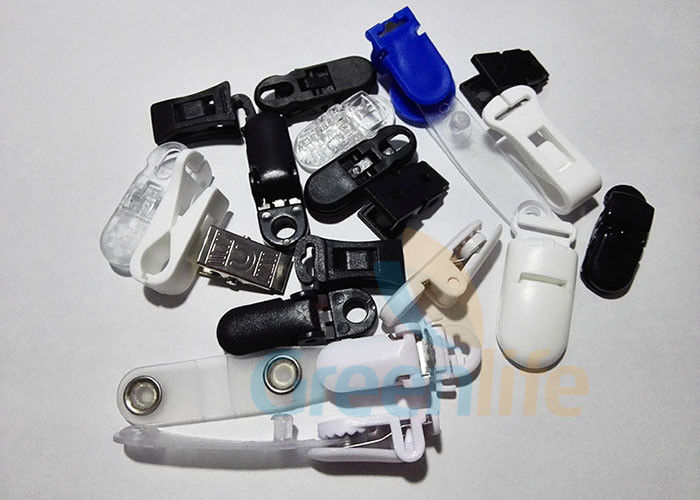 پلاستیکی ABS Safe Pacifier پلاگین Clips تسمه کلیپ تسمه یا طناب لوازم سیاه / سفید / آبی
