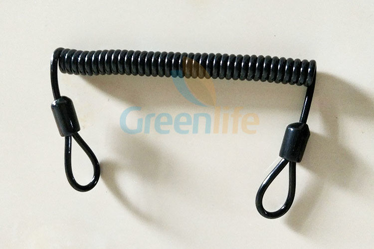تسمه یا طناب سنجی سیاه و سفید سفت و محکم 2.0 - 7.0 میلیمتر با دو حلقه