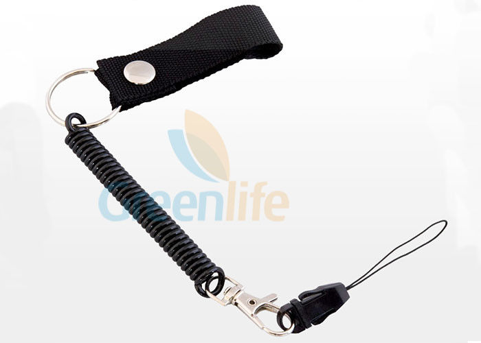 چند منظوره کوله پشتی کلاه تسمه یا طناب پلاستیکی Black Bungee Elastic Cord برای کلیپینگ کلید / تلفن